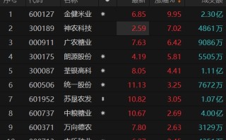 农米良品盘中异动 股价大涨6.25%报0.292美元