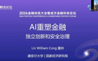 康奈尔大学教授丛林：AI重塑金融 聚焦独立创新与安全治理