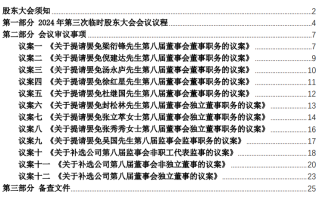 精工科技:2024年第二次临时股东大会决议公告