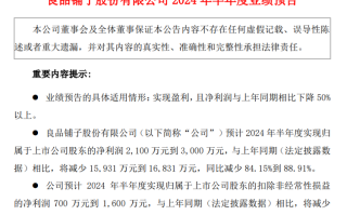 良品铺子:良品铺子关于召开2024年第一次临时股东大会的通知