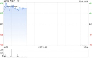 百融云-W现涨超7% 将股份购回计划规模扩大至最多3.75亿港元