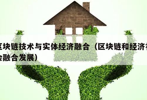 区块链技术与实体经济融合（区块链和经济社会融合发展）-第1张图片-领航者区块链资讯站