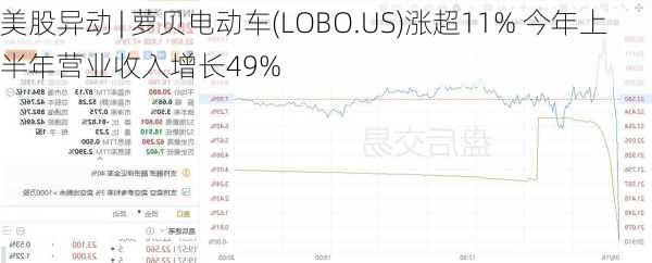 美股异动 | 萝贝电动车(LOBO.US)涨超29% 预计今年全年收入将同比增长80%-第1张图片-领航者区块链资讯站