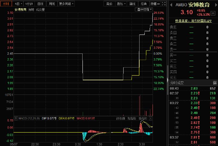 美股异动 | HybriU获价值130万美元国际许可协议 安博教育(AMBO.US)涨超35%-第2张图片-领航者区块链资讯站