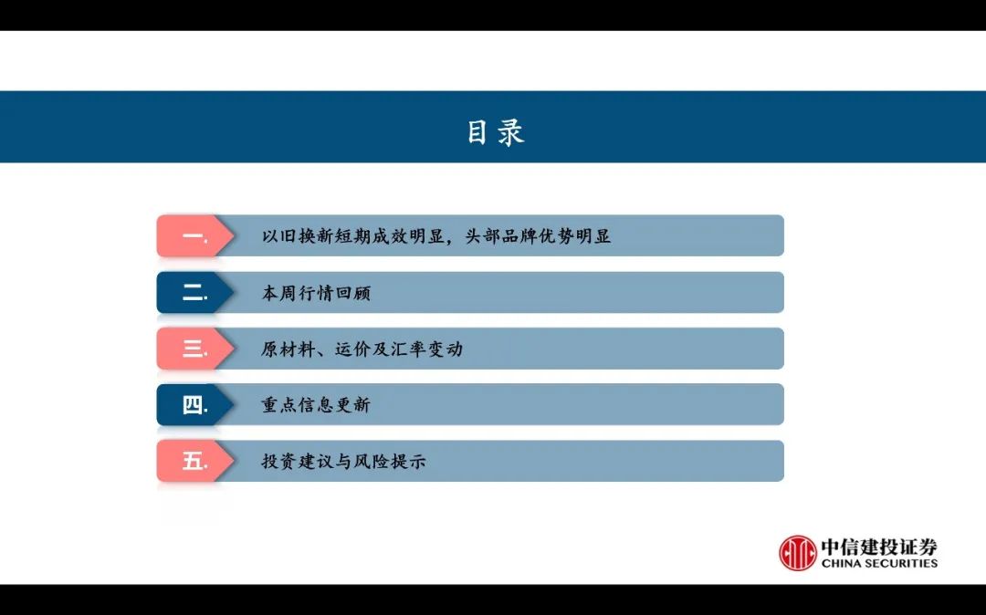 【中信建投家电 | 动态】以旧换新短期成效初显，头部品牌优势突出（2024年9.2-9.6周观点） - 拷贝-第3张图片-领航者区块链资讯站