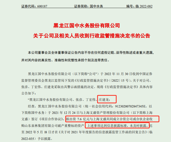 黑龙江国中水务董秘年薪43.8万元 被罚175万元-第5张图片-领航者区块链资讯站