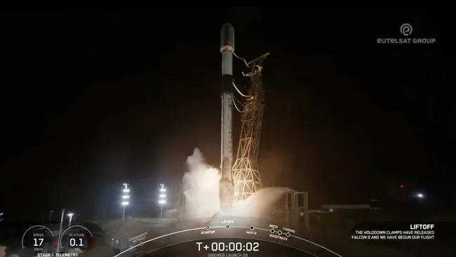 SpaceX 完成今年第 100 次轨道发射，为 OneWeb 发射 20 颗卫星-第1张图片-领航者区块链资讯站