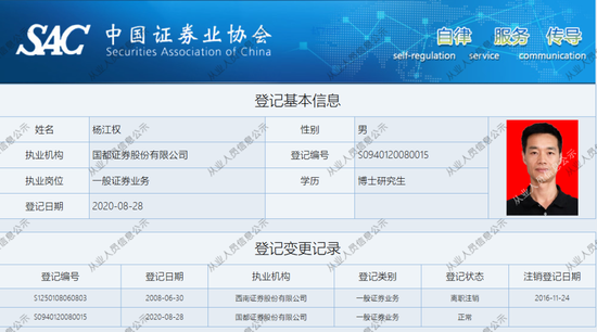 又一券商总经理出事！违法炒股？国都证券总经理被立案调查并辞职！-第2张图片-领航者区块链资讯站